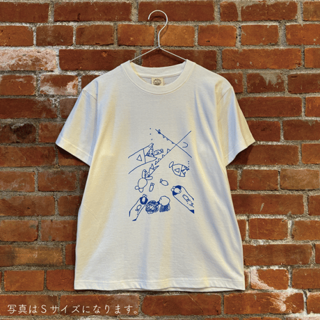 【終了しました】E24-30 海の中（表現万博●×▲オーガニックコットンTシャツ：2月発送分）