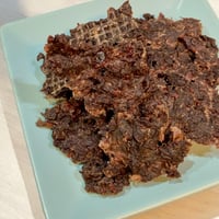 馬肉お煎餅ジャーキー🍒ホロホロと砕けるからどんな子でも食べやすい😆