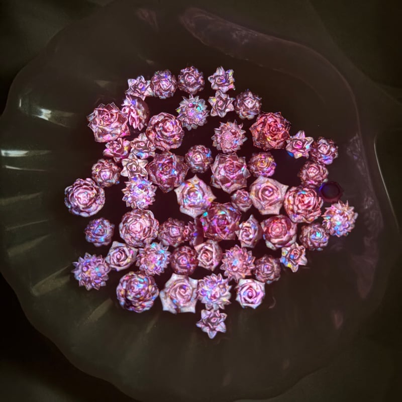 NO.237レジンパーツレジン道 薔薇 NO.237レジンパーツレジン道 薔薇 R-237】レジン道 猫 鈴蘭花柄 6