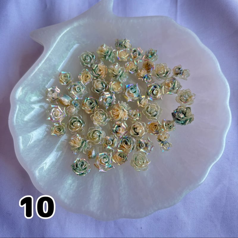 デコパーツ】ソフトレジン薔薇パーツ | awawa parts shop