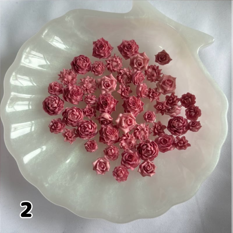 デコパーツ】ソフトレジン薔薇パーツ | awawa parts shop