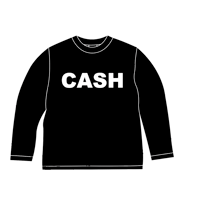 CASH L/S TEE(Black)