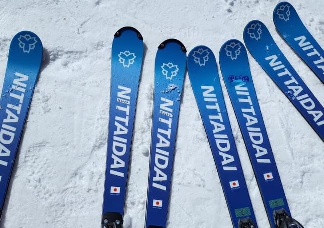 NITTAIDAI NSSU スキー板 青 NITTAIDAI NSSU スキー板 青 NSSU-SNOW