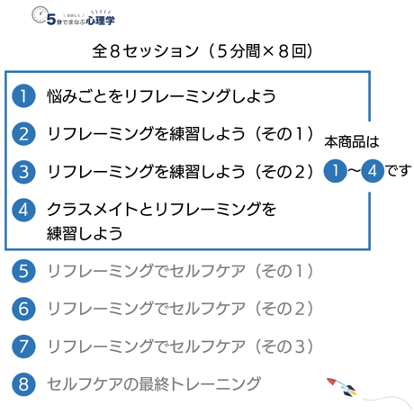 【教材データ】５分でまなぶ心理学「見方を変えると気持ちが変わる2025ver.」セッション１～４