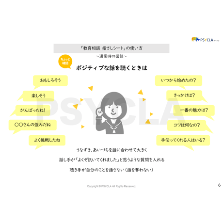 【PDFファイル】教育相談　指さしシート（通常時の面談）