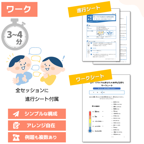 【教材データ】５分でまなぶ心理学「怒り・イライラはあなたの大切な気持ち」セッション４～６