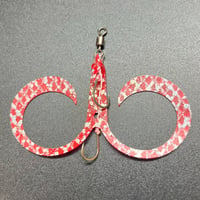 ヒゲ(ホログラムレッド)×2セット