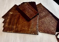 Q相黒流引箔袋帯　ヴィンテージ帯 テーブルコーディネート商品