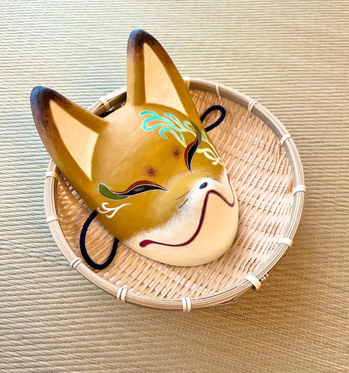 ❤️九谷結窯 九谷焼 ガッチャン 狐面 キツネ面 きつね面 ♡ fit=scale-down,w=1200