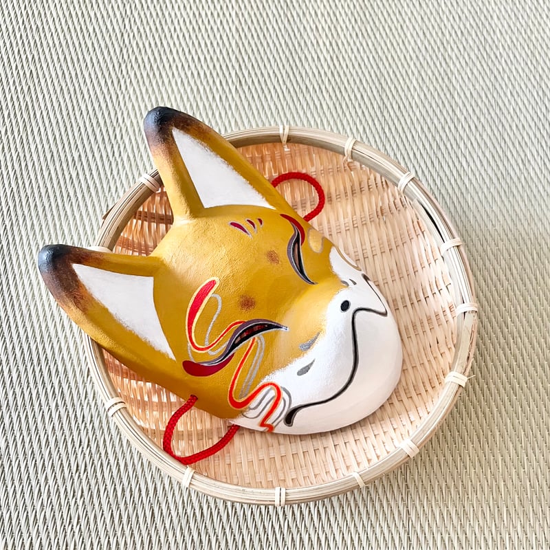 狐面（狐色） | キツネのミヤコ堂