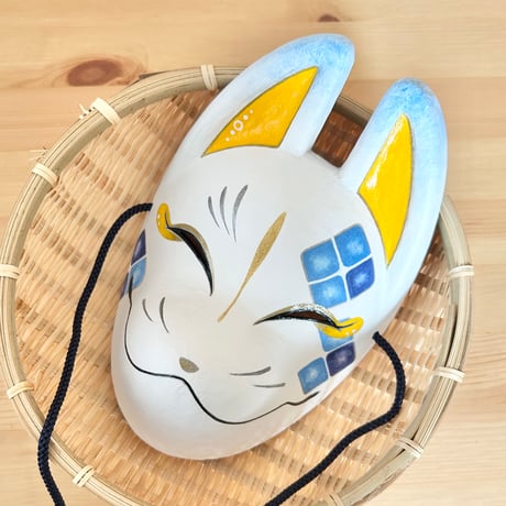 狐面堂　狐面  龍神 狐面堂：狐面「龍神」≪羽二重張り≫