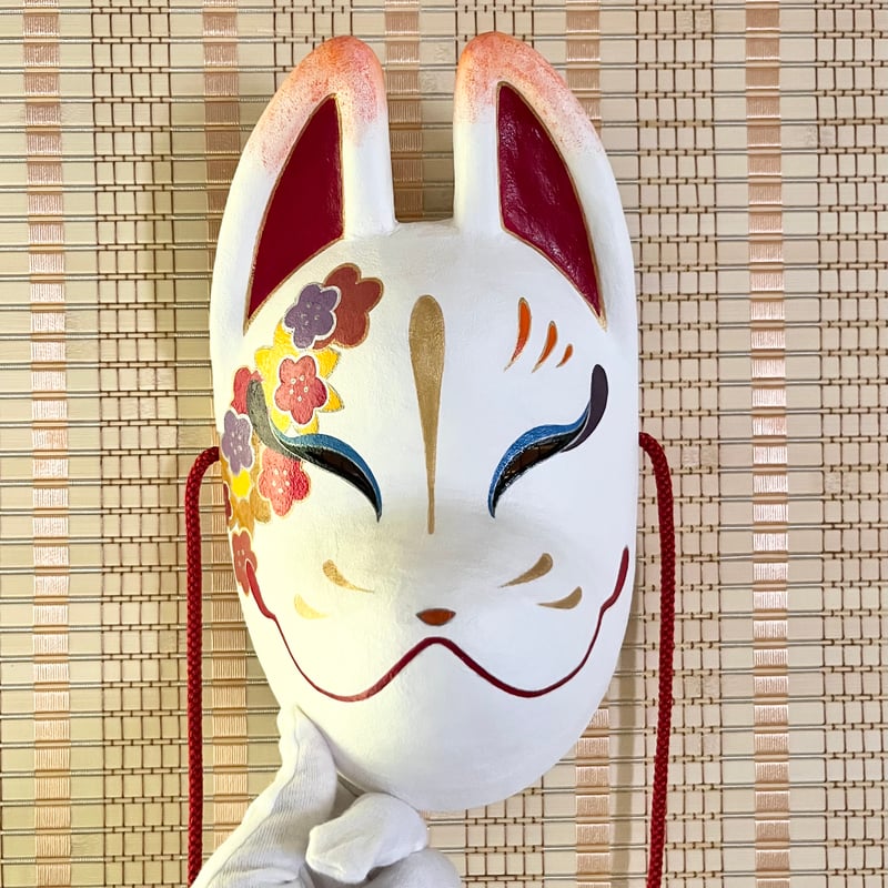 狐面（梅） | キツネのミヤコ堂