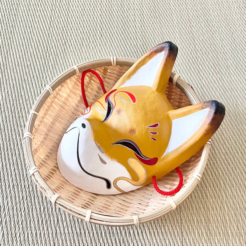 狐面（狐色） | キツネのミヤコ堂