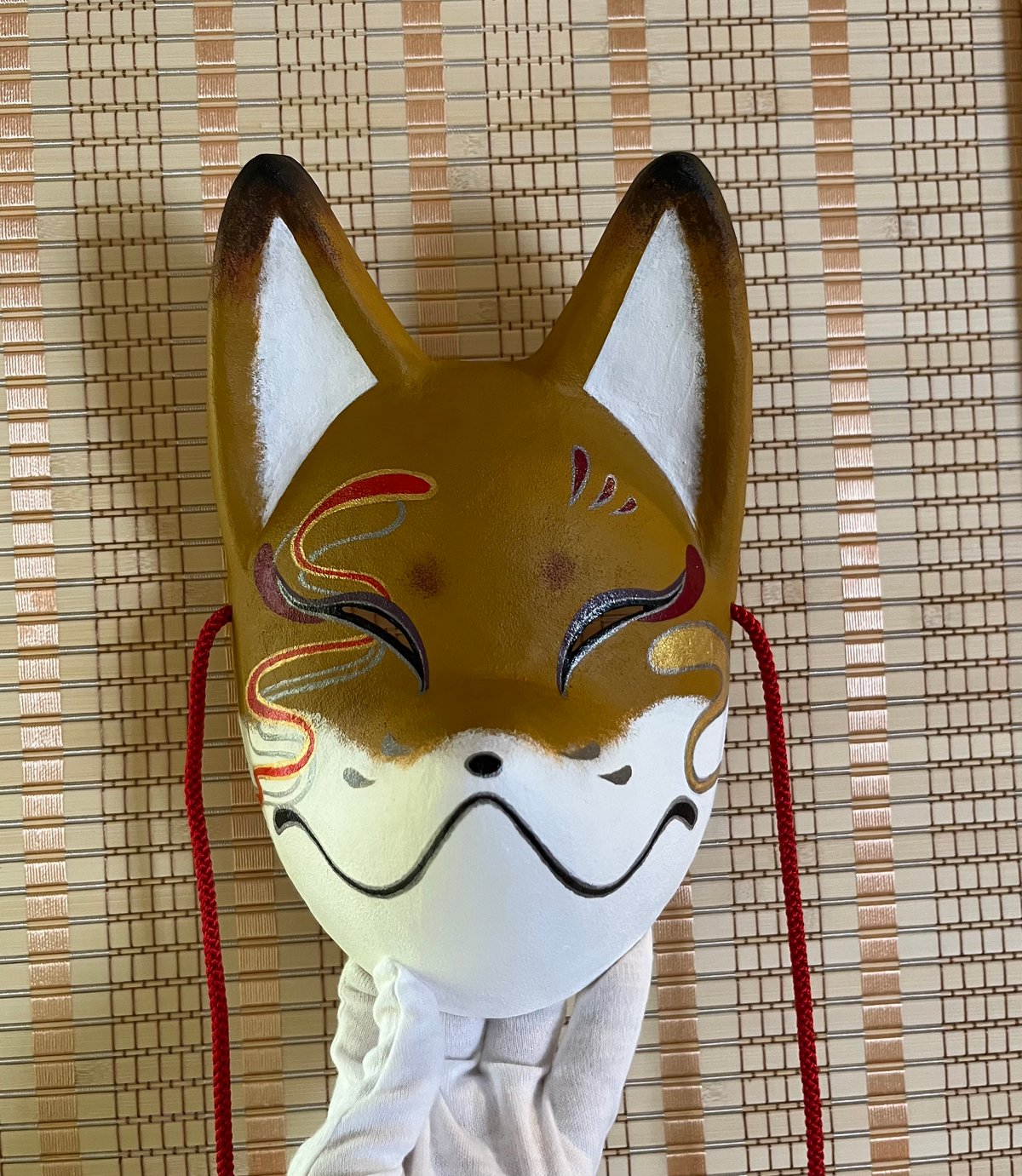 ❤️九谷結窯 九谷焼 ガッチャン 狐面 キツネ面 きつね面 ♡ ❤️九谷結窯 九谷焼 ガッチャン 狐面 キツネ面 きつね面 ♡