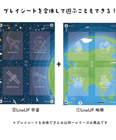LineUP（ラインナップ）ゲーム  【1】地球（かぞえる未来シリーズ）