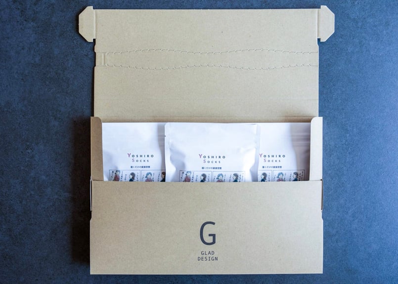 YOSHIRO SOCKS Mサイズ　白　4足組 YOSHIRO SOCKS SLEEP | GLAD DESIGN