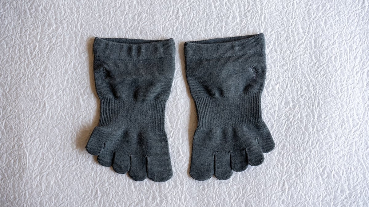 【YOSHIRO SOCKS】 グレー　 5本指ソックス　2足セット YOSHIRO SOCKS「PRO2」5足セット | 湯浅慶朗公式ショップ【YOSHIRO S