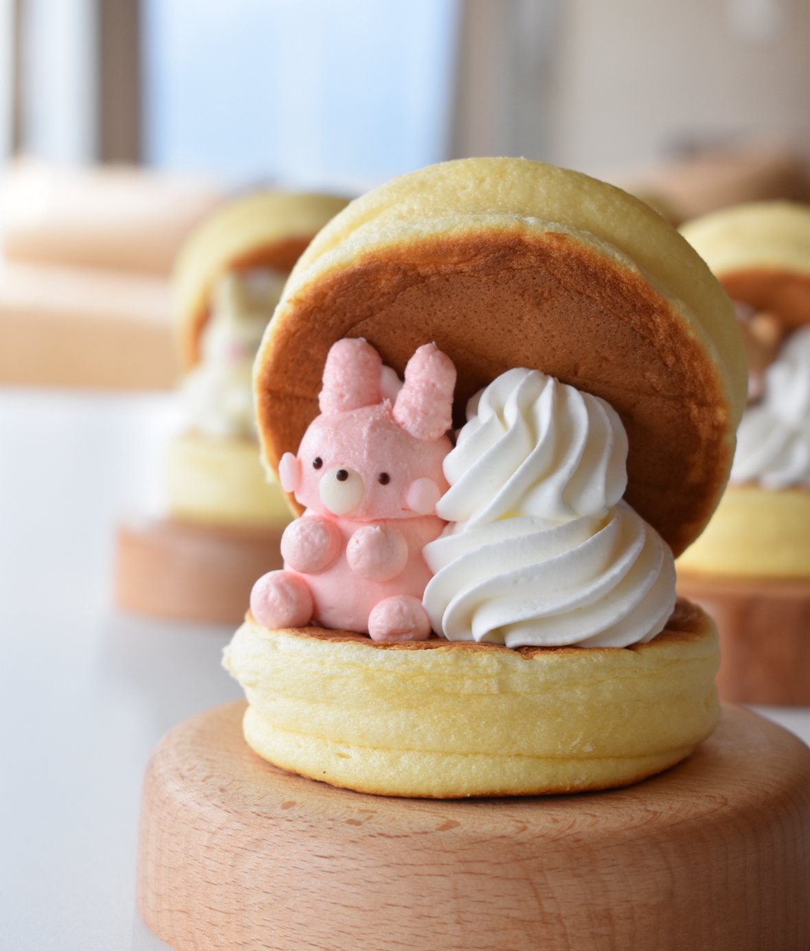 ★オーダー受付中★動物パンケーキとドリンクセット★クラフトパンチ★ダイカット★ どうぶつパンどら(4個セット) 【お取り寄せスイーツ】【広島発