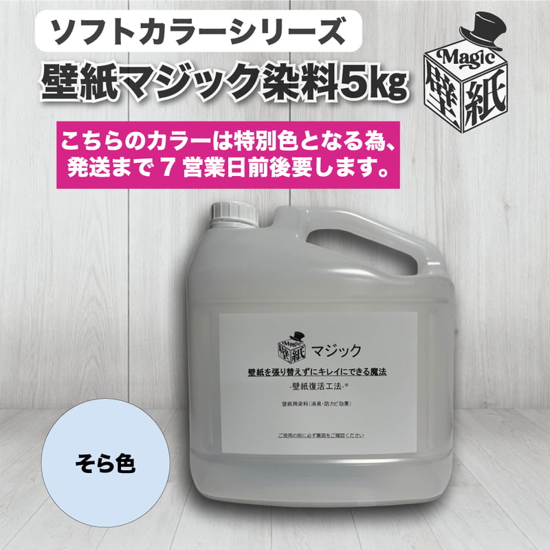◇単品◇ 【そら色】 壁紙マジック 5㎏ | 壁紙マジック オンライン