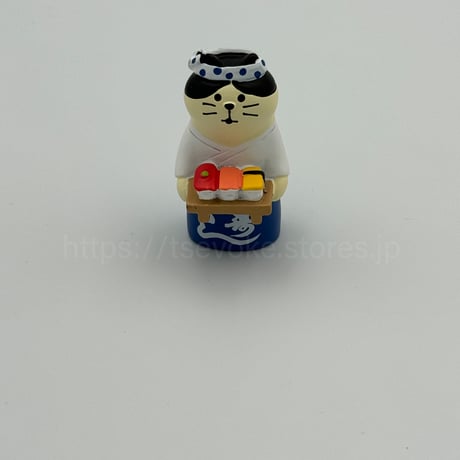 すし-猫セット（工芸品　インテリア飾り 誕生日 結婚祝い プレゼント）