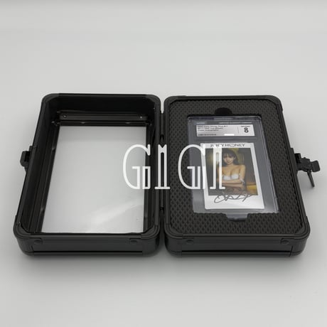 「G1G1」PSA/CGC鑑定カード 透明ケース(1枚入り) ブラック