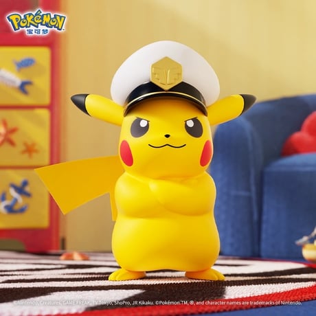 「予約販売」ポケモン 等身大キャプテンピカチュウ フィギュア 中国限定版