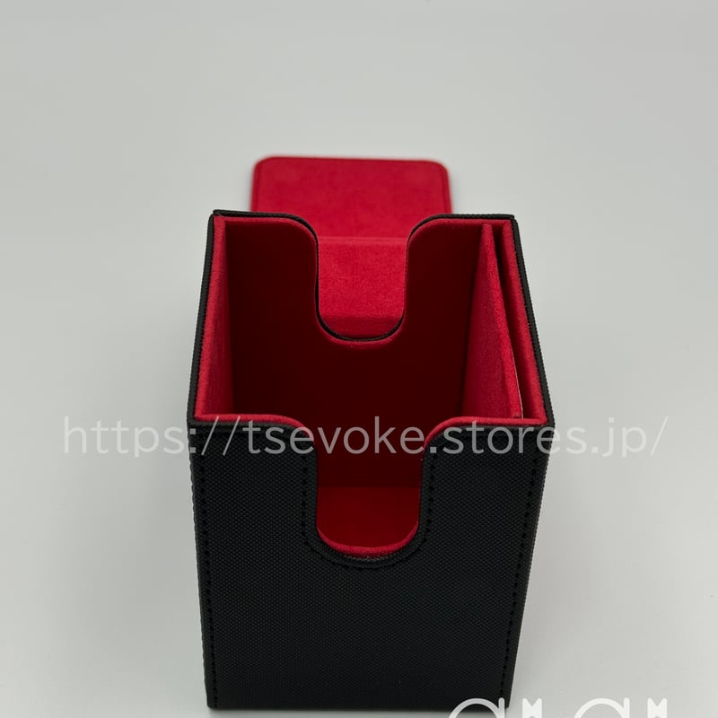 G1G1」トレカデッキケース（ストレージボックス、デッキホルダー）赤