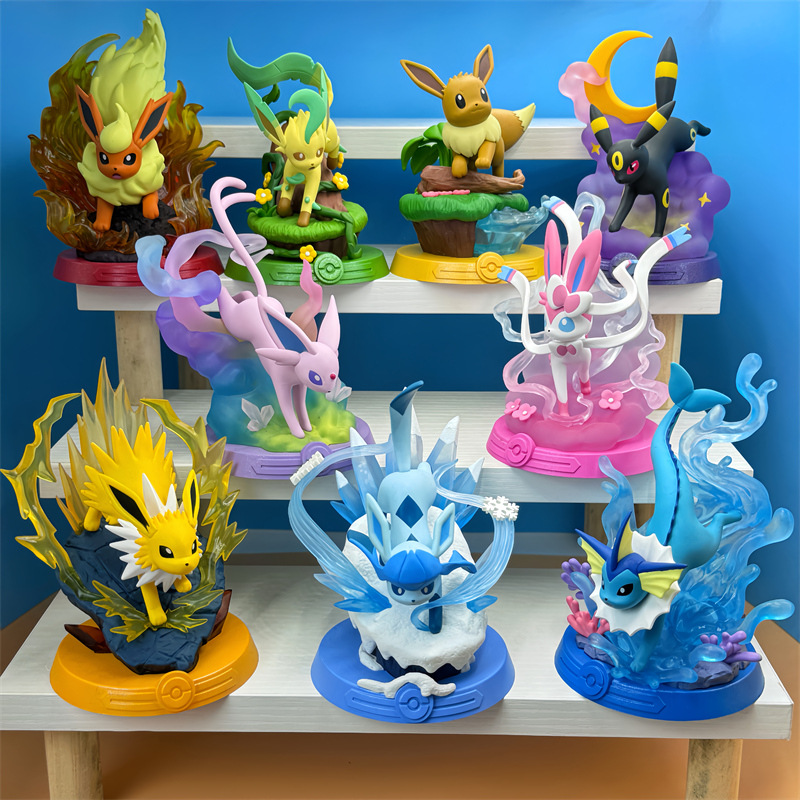 予約販売」 ポケモン イーブイの冒険第二弾 フィギュア 9点セット