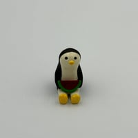 スイカ好き-ペンギン（工芸品　インテリア飾り 誕生日 結婚祝い プレゼント）