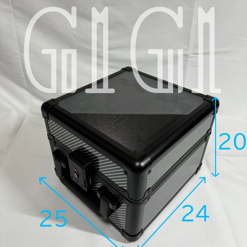 G1G1コレクター向け」高級BGS/PSA鑑定カード収納ケース 鍵付き（透明型