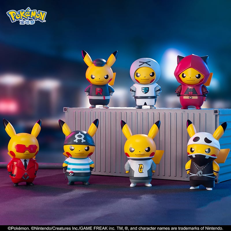 ポケモン団員ごっこピカチュウ コレクション 全7種(中国正規版) | T.S.