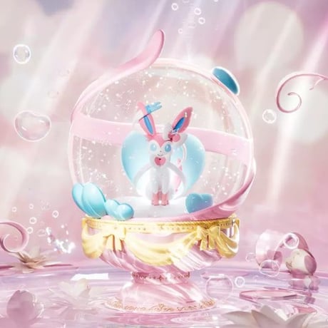 「予約販売」ポケモンシリーズのクリスタルボール 4種 ピカチュウ、イーブイ、ニンフィア、ゲンガー（中国正規版）