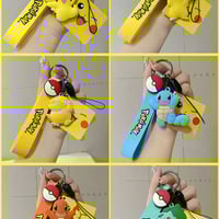 ポケモン団員ごっこピカチュウ キーホルダー 全7種（中国正規版