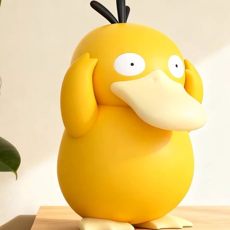 「予約販売」ポケモン 等身大 コダック フィギュア 中国限定版