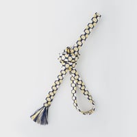 特注　貝の口　亀甲　卵色／紺色