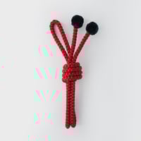 ぼんてん　赤色／濃青緑