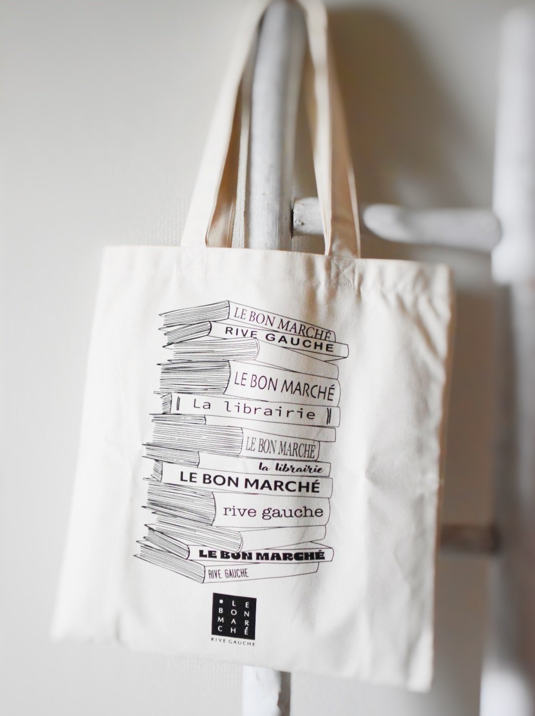 ボンマルシェ・ビッグトート LE BON MARCHE RIVE GAUCHE パリのデパートBon marché ボンマルシェ限定トートバッグ エコ