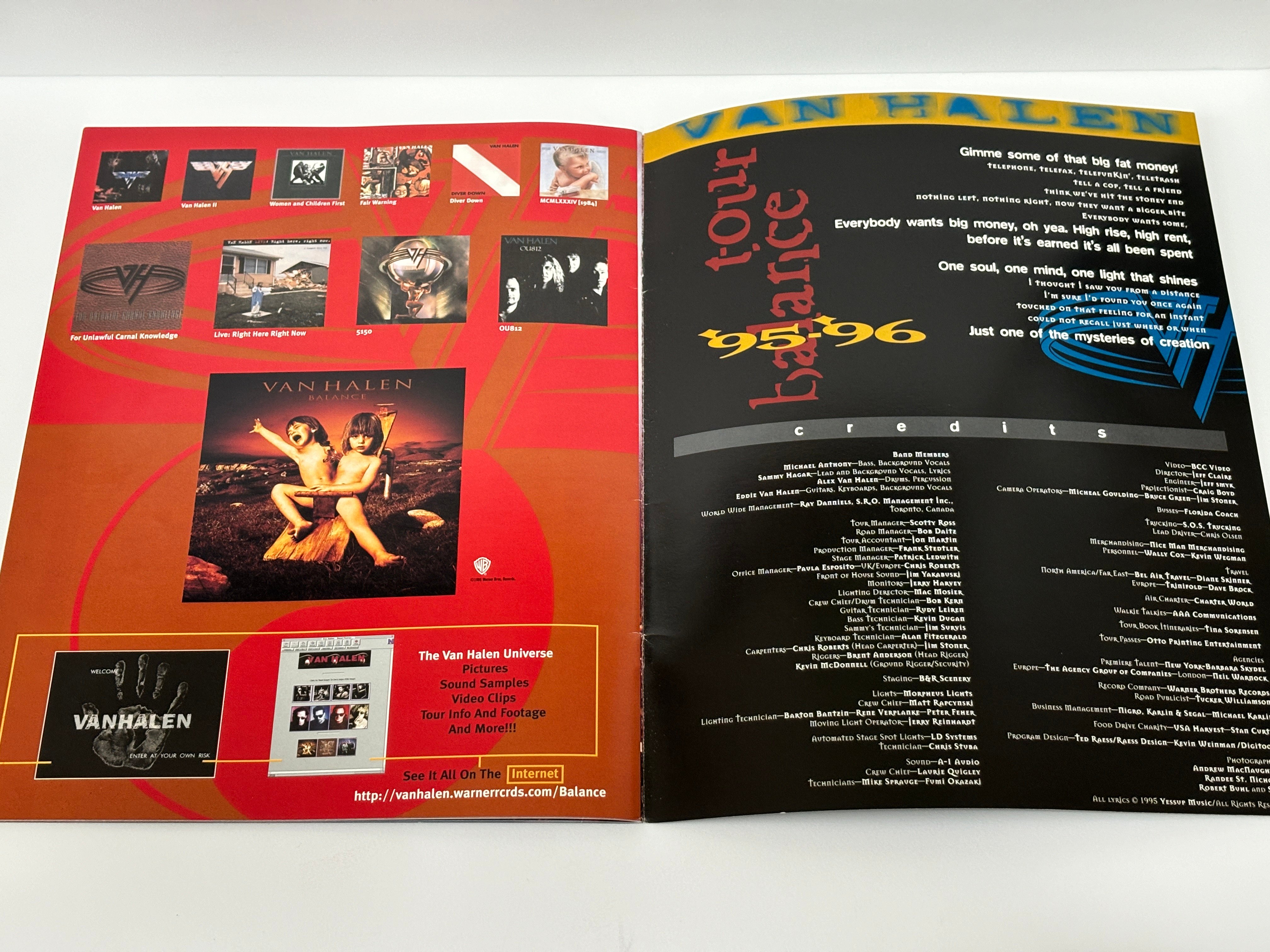 Van Halen（ヴァン・ヘイレン） ライブパンフレット | 書楽堂書店