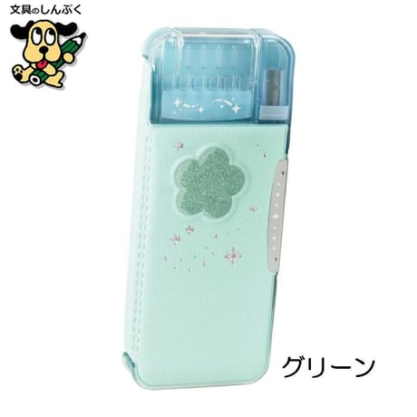 筆箱 えんぴつチェック両面筆入 ラメプリケ FD-1046 うかサポ リアナティアラ ソニック