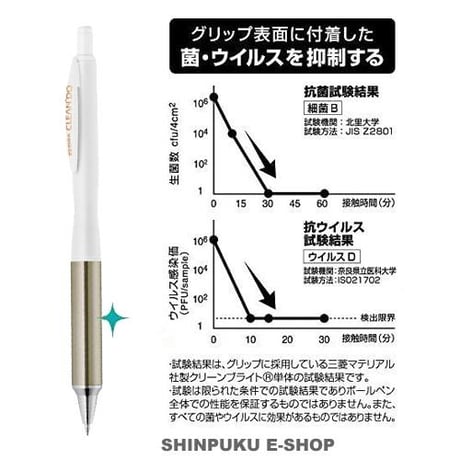 クリーンドウ エマルジョンボールペン0.7mm P-BA113-W 白軸 ゼブラ（Z）