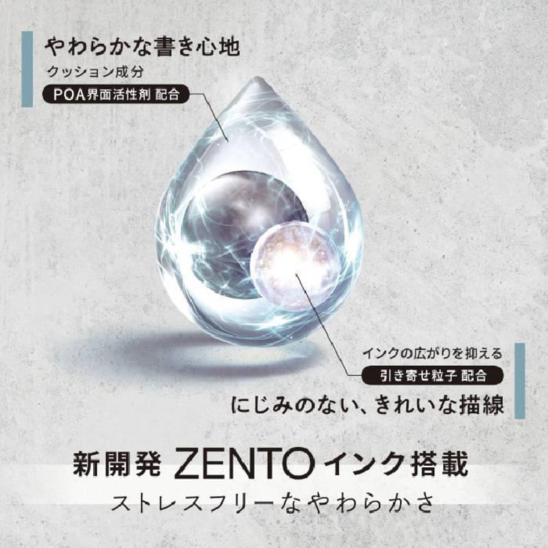 水性ボールペン ユニボール ゼント シグニチャーモデル UB-ZH38