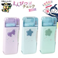 筆箱 えんぴつチェック両面筆入 ラメプリケ FD-1046 うかサポ リアナティアラ ソニック
