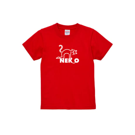 KIDS : プリントTシャツ NEKO