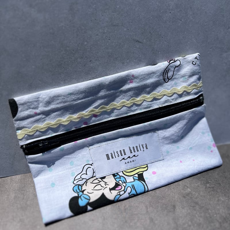 Miyuki窓口 大島紬 がばっとコスメポーチ　　 お2つ Miyuki窓口 大島紬 がばっとコスメポーチ お2つ Miyuki窓口 大島紬 がばっ