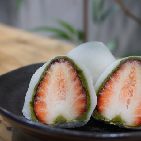 【店頭受取専用】抹茶いちご大福（単品）
