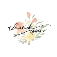 メッセージカード（thank you）