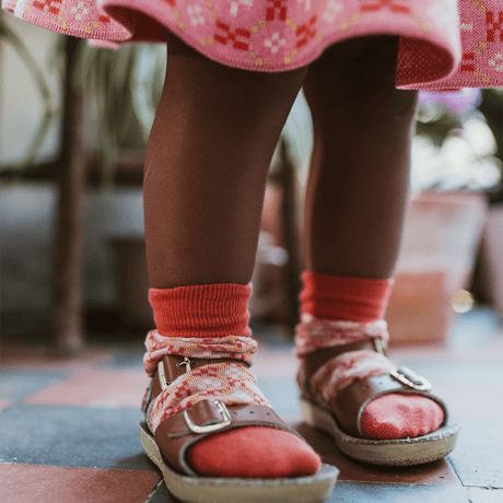 PETAL SHORT SOCKS【ROSE】