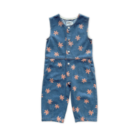 Organic Starlight Denim Jumpsuit