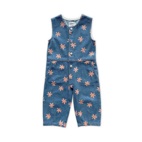 Organic Starlight Denim Jumpsuit