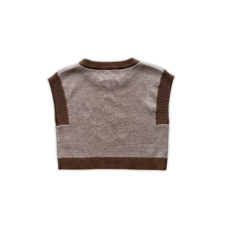 Organic Fields Embroidery Knit Vest